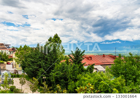 view of Greater Caucasus mountain from Telavi city view of Greater Caucasus mountain from Telavi city 133001664