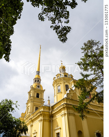 Cathedral spire and towers Peter and Paul Fortress 133001775