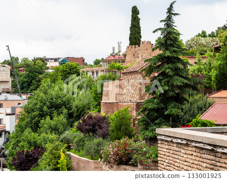 wall and remnants of Darejan Palace in Tbilisi 133001925