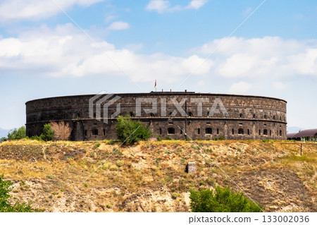 building of Black Fortress in Gyumri city, summer building of Black Fortress in Gyumri city, summer 133002036