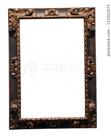 old vertical decorated bronze painting frame old vertical decorated bronze painting frame 133002075