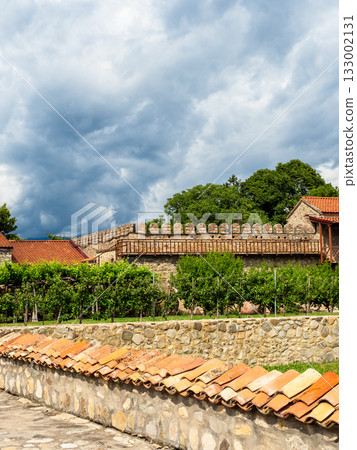 peach trees in courtyard of Alaverdi Monastery peach trees in courtyard of Alaverdi Monastery 133002131