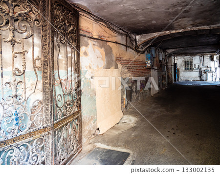 shabby gateway of city house in Sololaki, Tbilisi 133002135