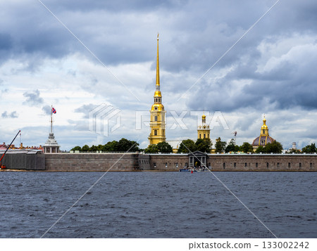 view of Peter and Paul fortress from Neva River view of Peter and Paul fortress from Neva River 133002242