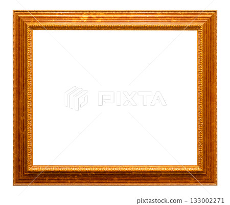 vintage horizontal wooden picture frame cutout vintage horizontal wooden picture frame cutout 133002271