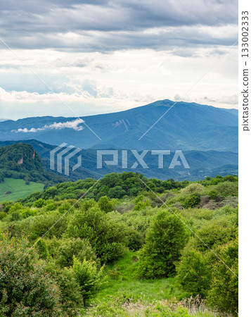 view of mount top from Gombori Mountain pass view of mount top from Gombori Mountain pass 133002333