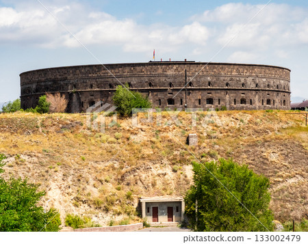 edifice of Black Fortress in Gyumri city, summer edifice of Black Fortress in Gyumri city, summer 133002479