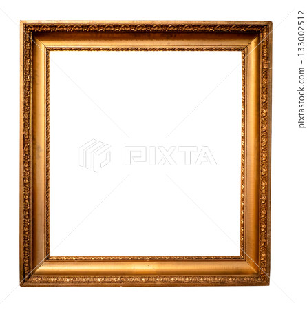 retro vertical classic gold painting frame cutout 133002512