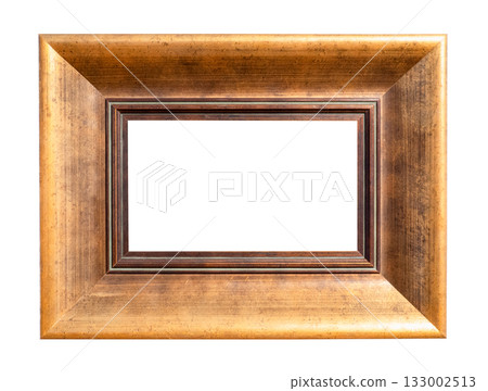 vintage horizontal very wide wooden picture frame 133002513