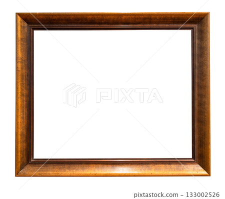 retro horizontal wooden flat picture frame cutout 133002526