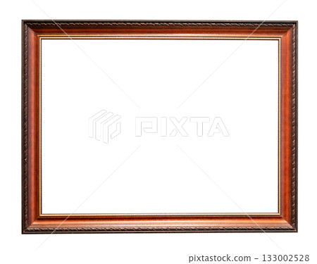 retro horizontal narrow simple brown picture frame retro horizontal narrow simple brown picture frame 133002528