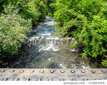 Borjomula River in Borjomi town from bridge Borjomula River in Borjomi town from bridge 133003059
