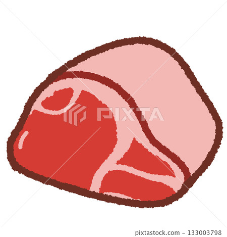 A simple chunk of raw meat 133003798