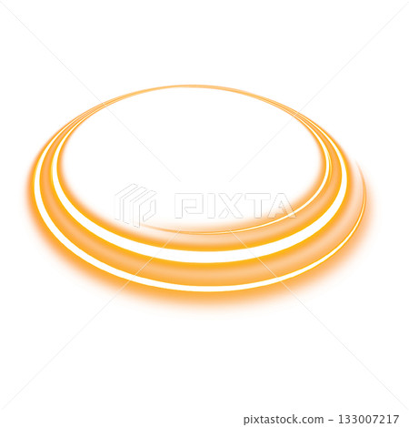 Orange circular ring wave design (transparent background) Orange circular ring wave design (transparent background) 133007217