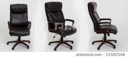 Introducing an Elegant Black Leather Office Chair Perfect for Stylish Workspaces That Inspire 133007268