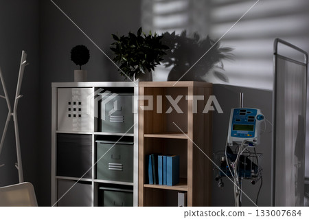 This modern workspace design features natural light, minimal decor, and stylish essentials This modern workspace design features natural light, minimal decor, and stylish essentials 133007684