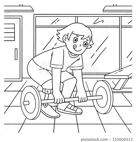 Inclusive and Adaptive Sports Girl Power Lifting  133008313