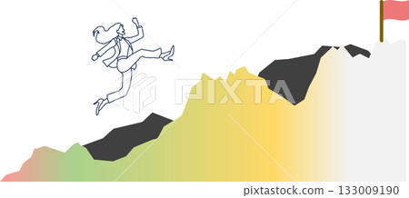 實現目標的路線圖插圖 實現目標的路線圖插圖 133009190