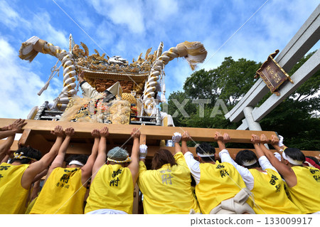 姬路、播州、英賀神社的秋祭,進入神社的小吃攤 姬路、播州、英賀神社的秋祭,進入神社的小吃攤 133009917