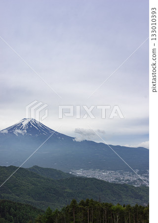 Mount Fuji in early summer as seen from Kawaguchiko Town Mount Fuji in early summer as seen from Kawaguchiko Town 133010393