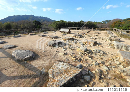 萩城主天守閣景觀（山口縣萩市） 133011316