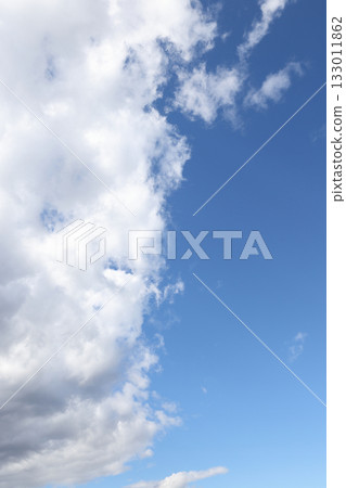 blue sky and white clouds blue sky and white clouds 133011862
