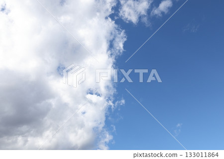 blue sky and white clouds blue sky and white clouds 133011864