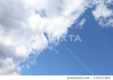 blue sky and white clouds blue sky and white clouds 133011866