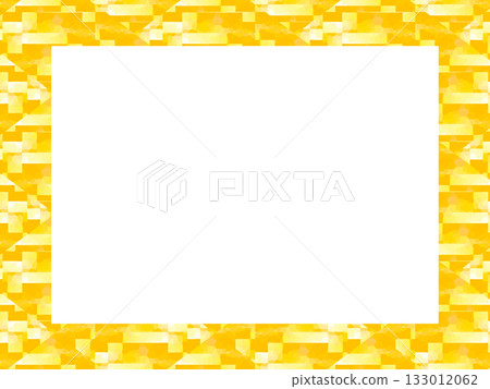 Yellow geometric square frame 7 Yellow geometric square frame 7 133012062