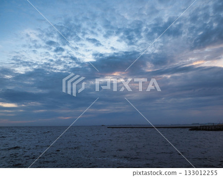 Sunset over the sea Sunset over the sea 133012255