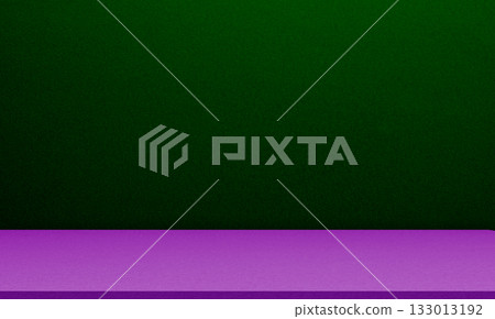 Green Purple Kitchen Podium Light Wall Background Studio Room Pattern Abstract Texture Design Table Space Interior Template Cyan Blue Mockup Plant Desk Presentation Floor Backdrop Empty Cosmetic. 133013192