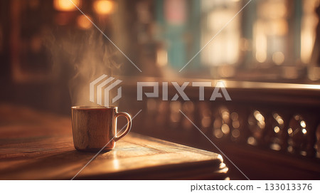 Classic cafe and coffee cup Classic cafe and coffee cup 133013376