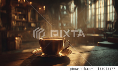 Classic cafe and coffee cup Classic cafe and coffee cup 133013377