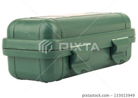 green box wapon isolated on whitwe background 133013949