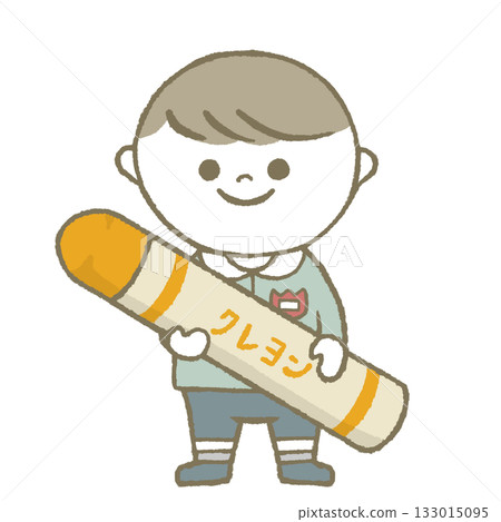 幼稚園小朋友拿蠟筆 幼稚園小朋友拿蠟筆 133015095