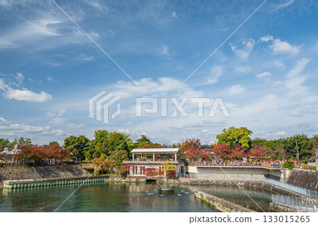 秋天的琵琶湖運河，京都市南禪寺蓄水池 133015265