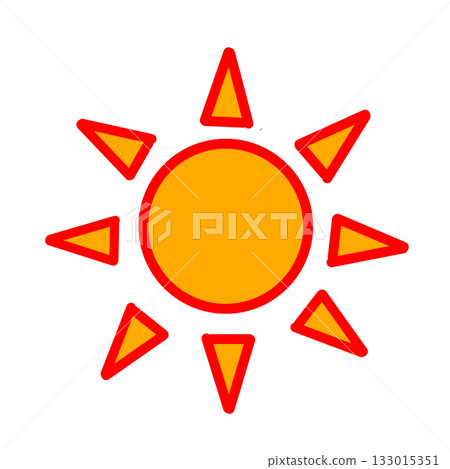 一個可愛又簡單的太陽 一個可愛又簡單的太陽 133015351