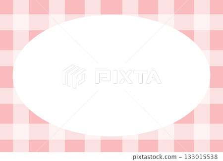 Rectangle frame with pink plaid pattern for school name tag, print, decoration, polaroid photo, ad template, social media post, poster, book cover design, notepad, sticky note, memo, banners Rectangle frame with pink plaid pattern for school name tag, print, decoration, polaroid photo, ad template, social media post, poster, book cover design, notepad, sticky note, memo, banners 133015538