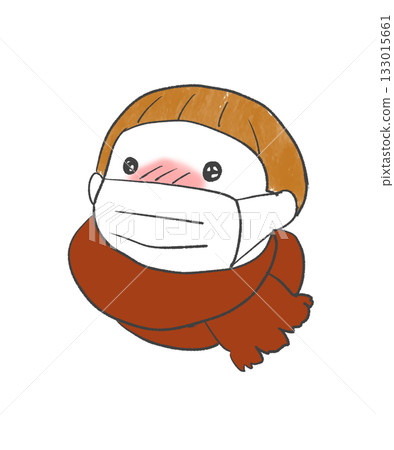 A boy wearing a mask 133015661