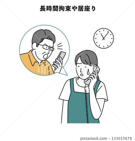 顧客騷擾案例:長期拘留和逗留 顧客騷擾案例:長期拘留和逗留 133015678