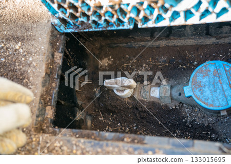 Faucet of water supply Faucet of water supply 133015695