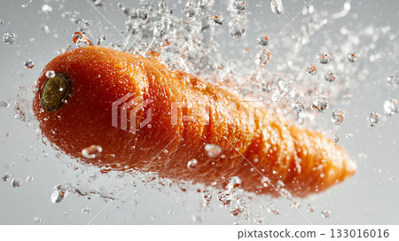 水和新鮮胡蘿蔔 133016016