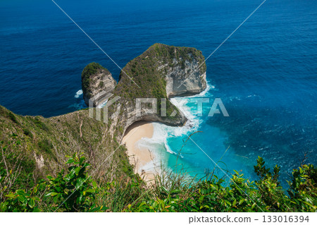 Kelingking beach is one of the most picturesque beaches in Nusa Penida Kelingking beach is one of the most picturesque beaches in Nusa Penida 133016394