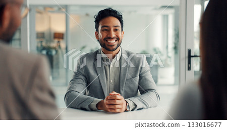 Office, interviewer and man with people, hiring and happy for recruitment process, talk and meeting. Business, HR manager and discussion with candidates for job vacancy, onboarding and opportunity Office, interviewer and man with people, hiring and happy for recruitment process, talk and meeting. Business, HR manager and discussion with candidates for job vacancy, onboarding and opportunity 133016677