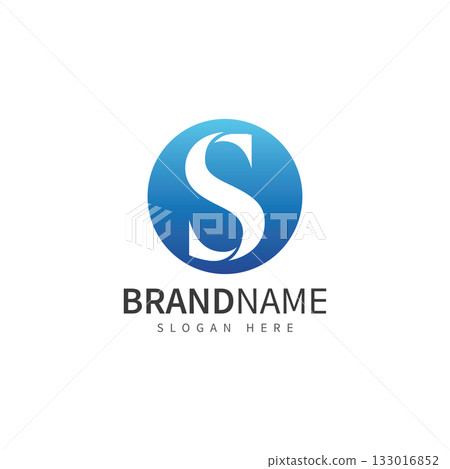 s letter logo s blue logo template vector illustration icon s letter logo s blue logo template vector illustration icon 133016852