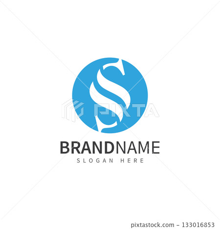s letter logo s blue logo template vector illustration icon s letter logo s blue logo template vector illustration icon 133016853