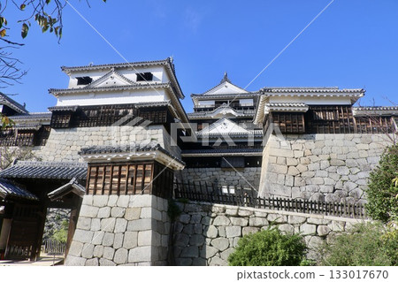 Matsuyama Castle, castle tower, and castle walls (Matsuyama City, Ehime Prefecture) 133017670