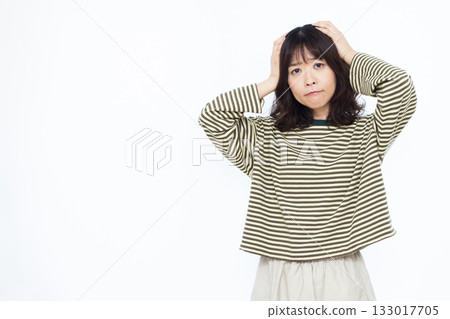 Worried, woman, lady 133017705