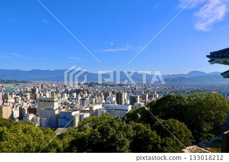 從松山城向南眺望(愛媛縣松山市) 從松山城向南眺望(愛媛縣松山市) 133018212