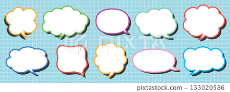A simple speech bubble pack that makes your design stand out! A simple speech bubble pack that makes your design stand out! 133020586